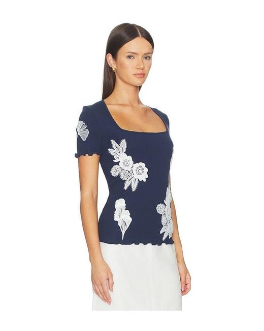 OperaSPORT Blue Elva Seamless T-Shirt