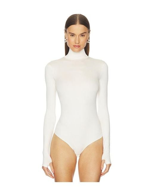 Commando Natural Prima Ballet Turtleneck Bodysuit
