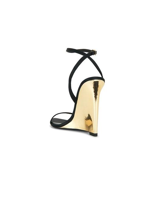 retroféte Black Nelly Wedge Sandal