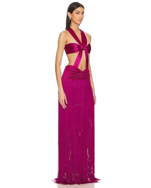 Bronx and Banco Purple Bali Gown
