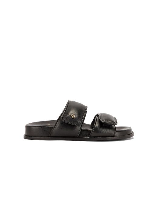 Anine Bing Sid Sandals in Black | Lyst Anine Bing Sid Sandals in Black | Lyst