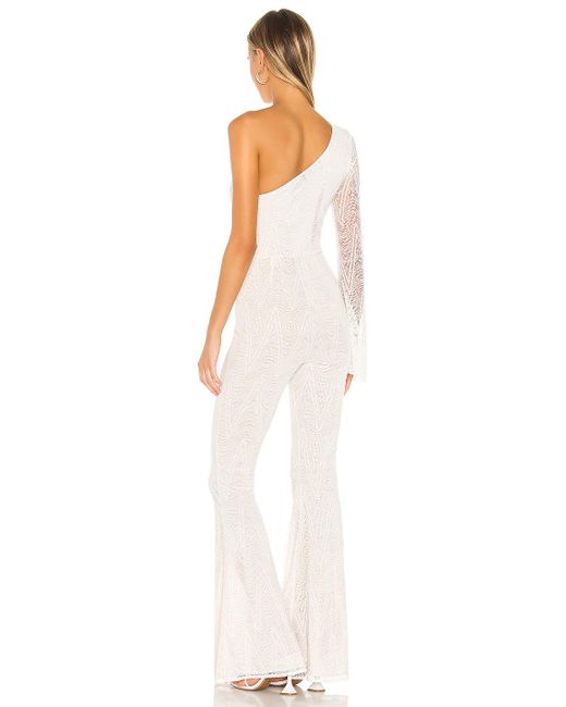 michael costello white jumpsuit