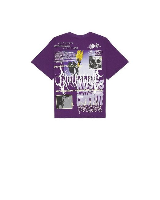 Civil Regime Purple Watch Us Burn Dungeon Tee for men