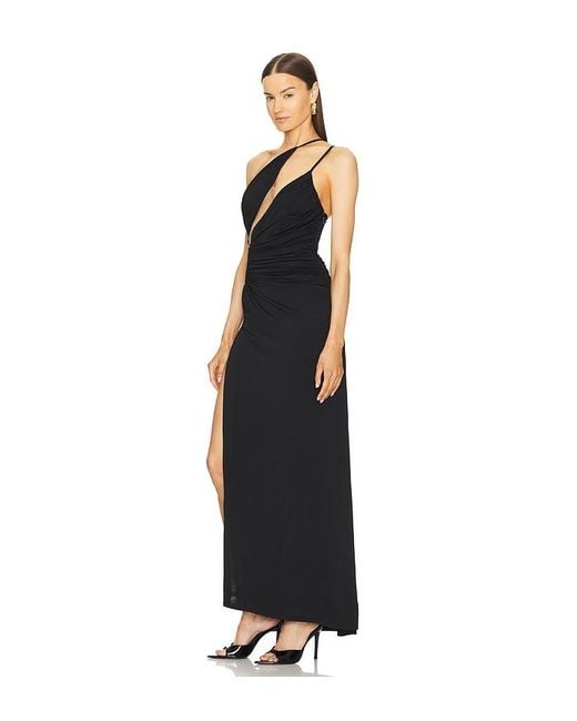 Michael Costello Black X Revolve Trista Gown