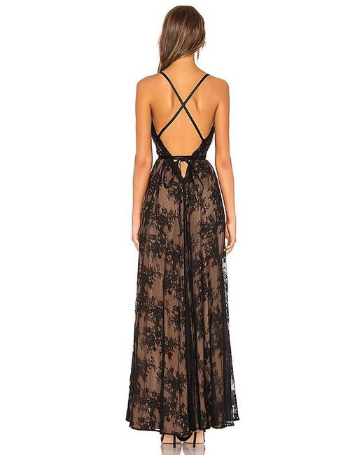 Michael Costello Black X Revolve Paris Gown