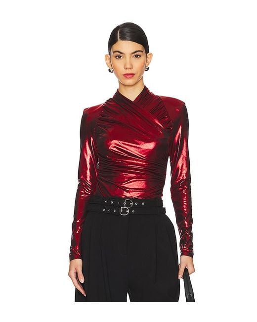 Camila Coelho Red Oberteil Kat