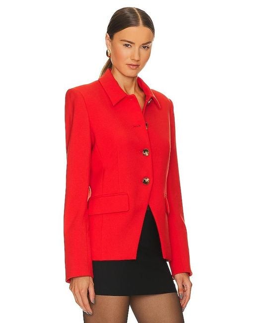 Veronica Beard Red Aire Dickey Jacket