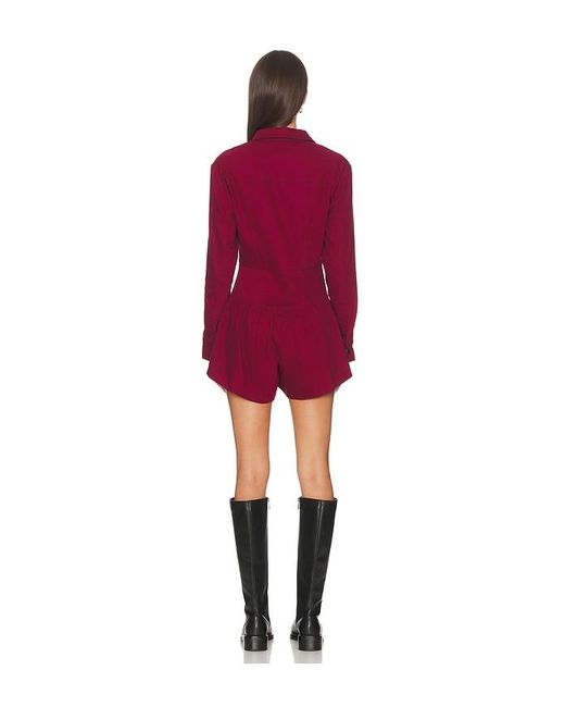 Saylor Red Rhea Romper