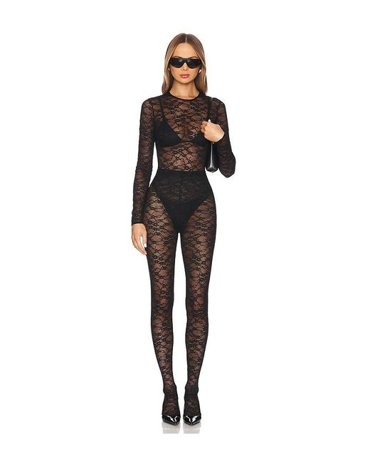 CULTNAKED Black Lace Skin Leggings