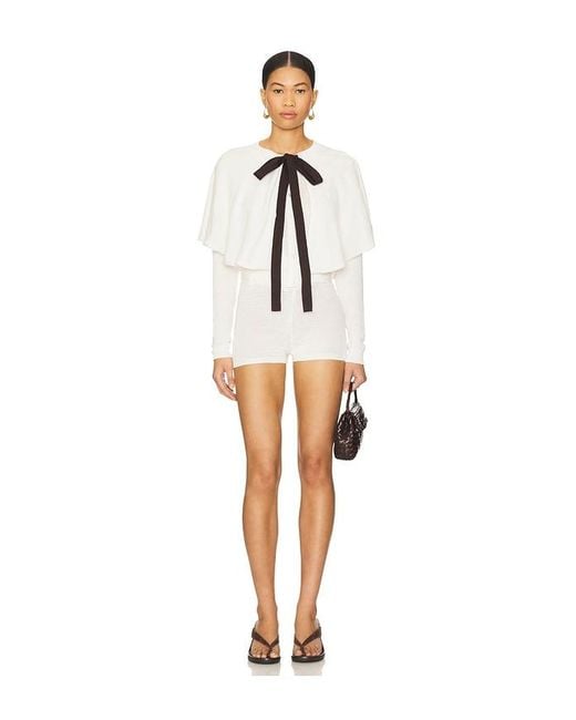 Siedres White Xenia Cardigan