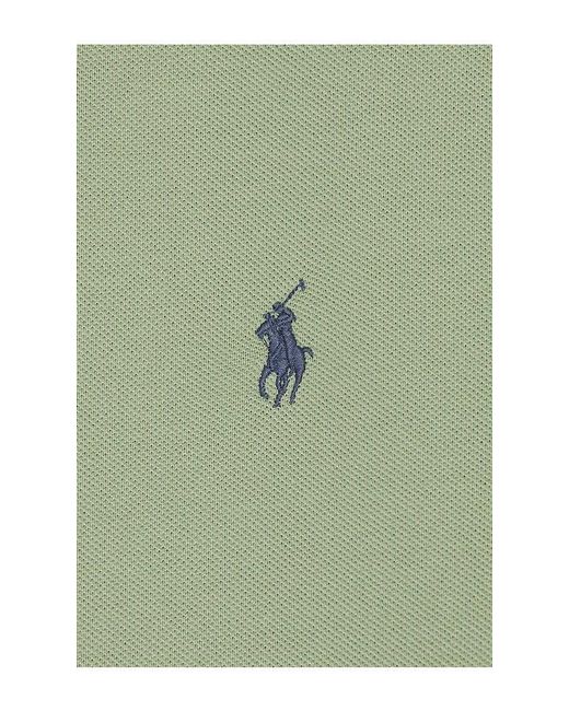 Polo Ralph Lauren Green Short Sleeve Mesh Polo for men