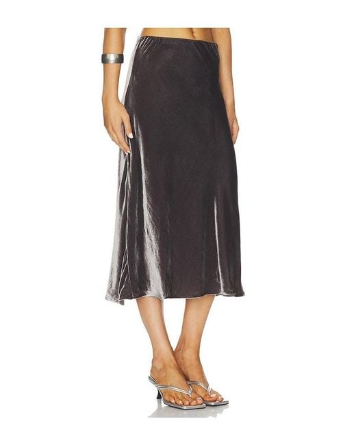 Marques'Almeida Black Bias Midi Skirt