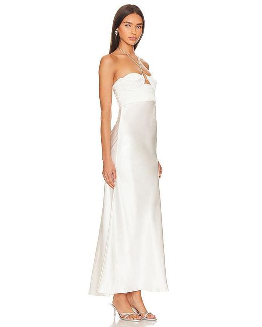 Anna October White Sarah Midi Dress