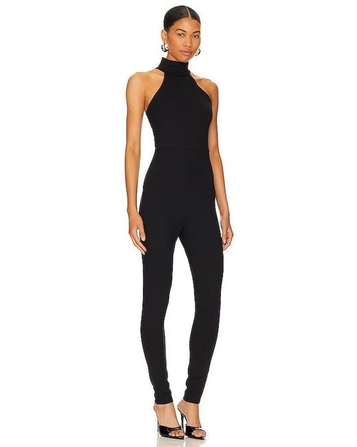 Susana Monaco Black Mock Neck Jumpsuit