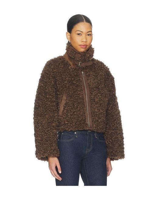 Elodie the Label Brown Rio Faux Fur Jacket