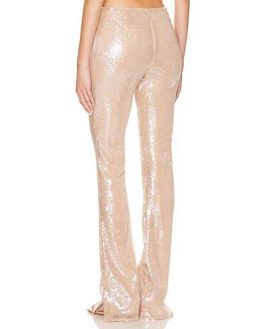 Lovers + Friends Natural Stevie Sequin Pant