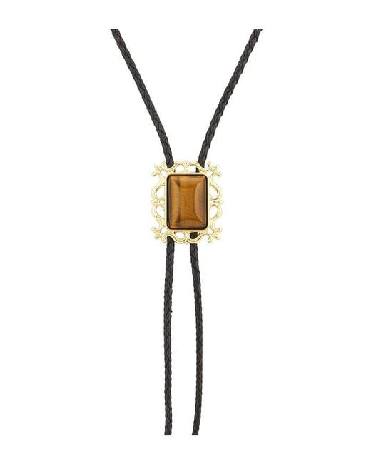 petit moments Black Whimsky Bolo Necklace