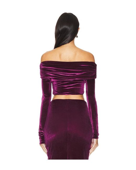 Maygel Coronel Purple Lido Top