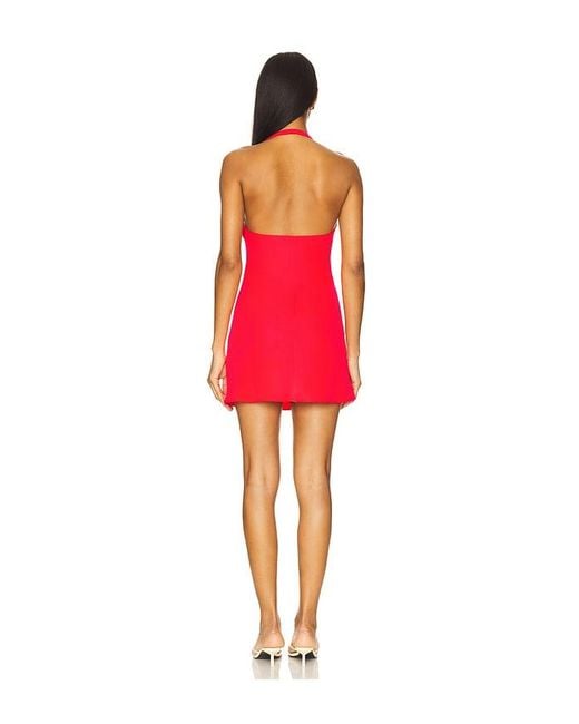 Amanda Uprichard Red X Revolve Bondi Dress