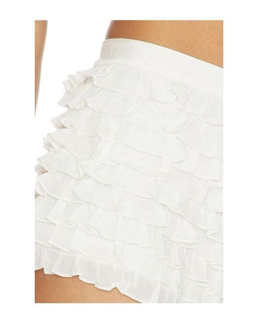 LoveShackFancy White Prudence Short