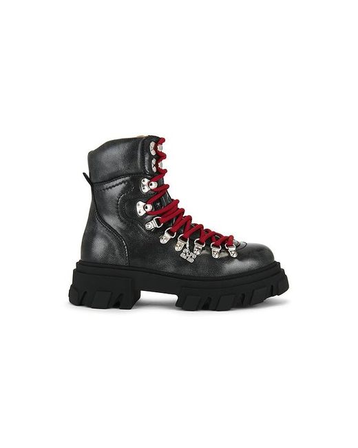 Ganni Black Boot Cleated Mountain