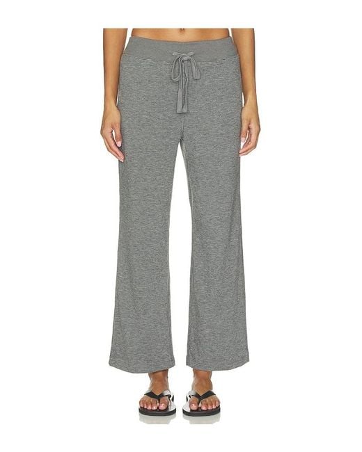 Bobi Gray Comfort Waist Crop Flare