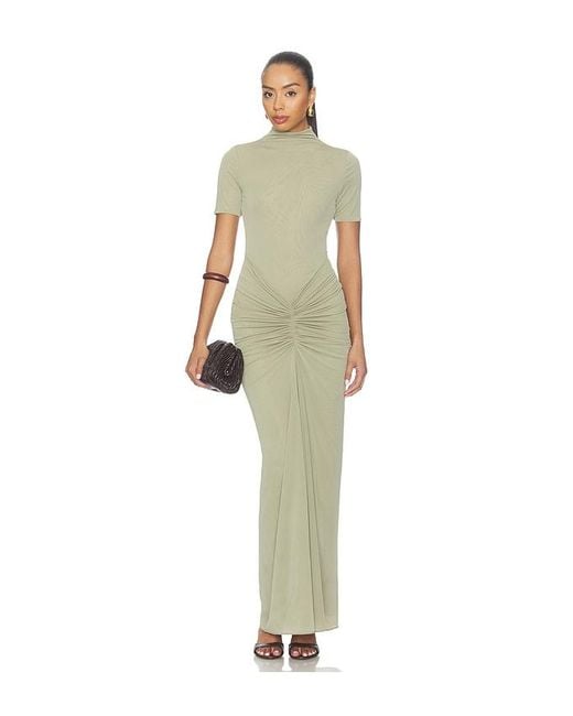 Ronny Kobo White Enid Dress