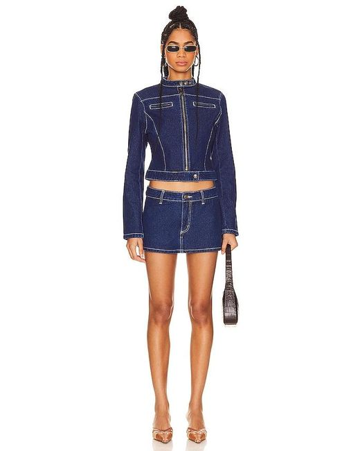 Minifalda Rhode En Color Azul Talla En Lioness de color Blue