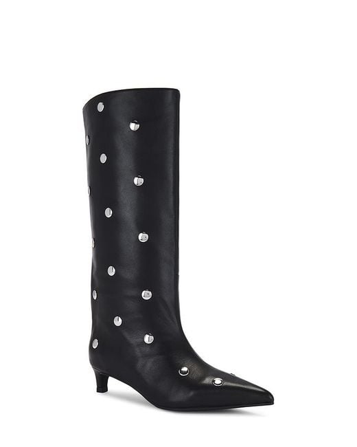 Nakedvice Black Stacey Stud Boot