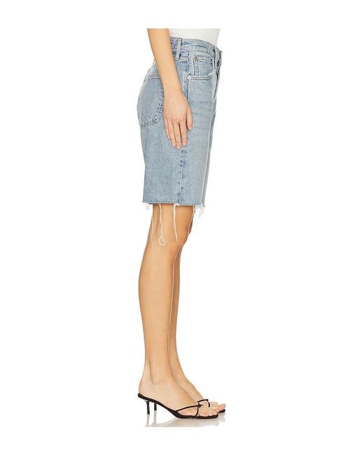 Agolde Blue 90's Short