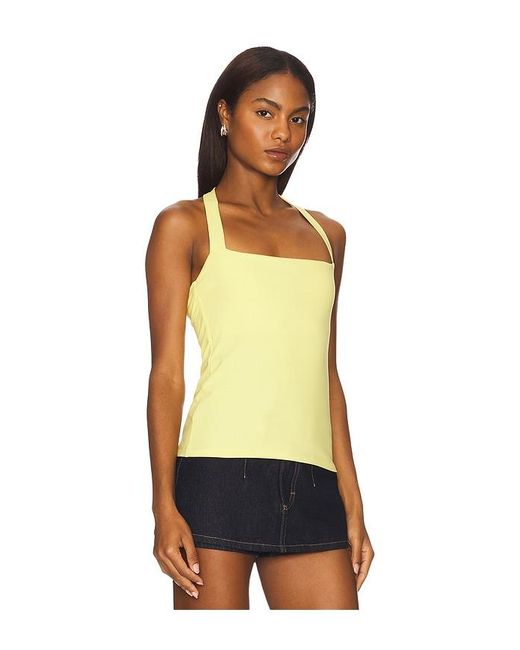 Top Halter En Color Amarillo Limon Talla (También En M, S, Xl, Xs) Susana Monaco de color Multicolor