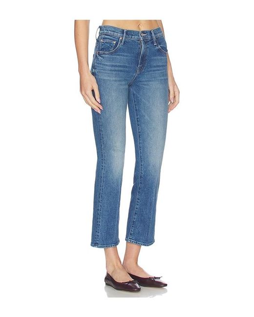 Mother Blue The Insider Ankle Jeans