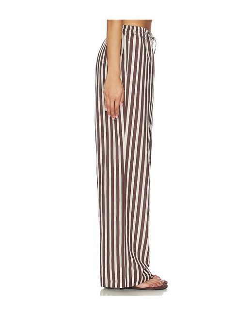 Rococo Sand White Straight Pants