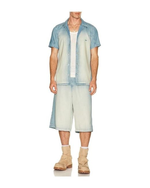 DIESEL Blue D-Tylor-Short-S Shorts for men