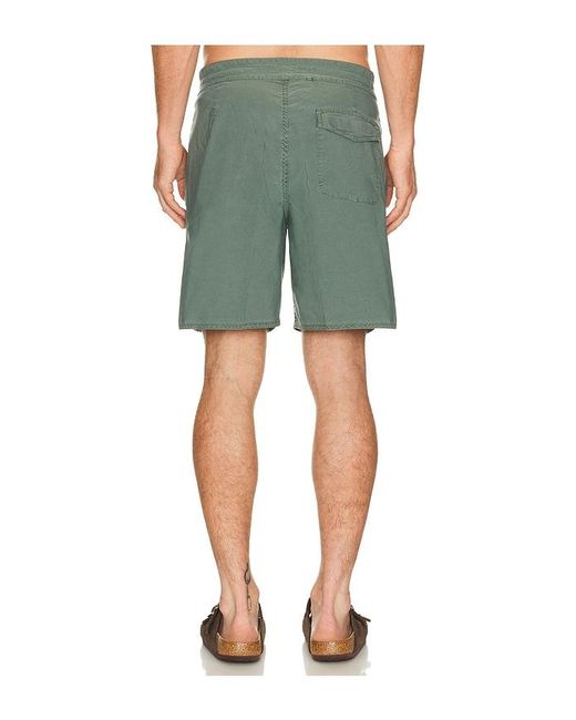 Dark Seas Green Go To Boardshort for men