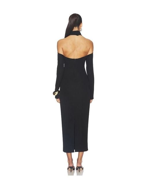 Nbd Black Lyra Maxi Dress