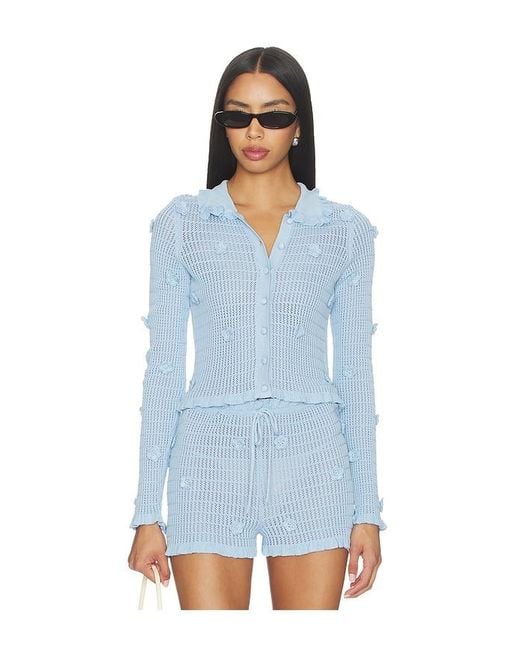 Stone Cold Fox Blue X Revolve Allayia Floral Cardigan