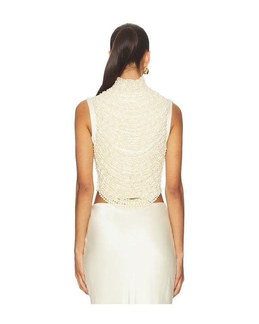 Cult Gaia Natural Taraji Sleeveless Top