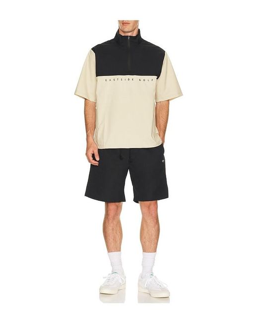 EASTSIDE GOLF Black Flyweight Rain Shirt for men