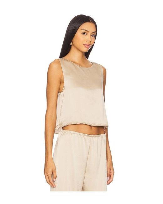 Leset Multicolor Ärmelloses Crop-Top Mit Rundhalsausschnitt Barb