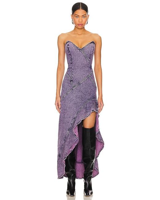 Vestido symone Amanda Uprichard de color Purple