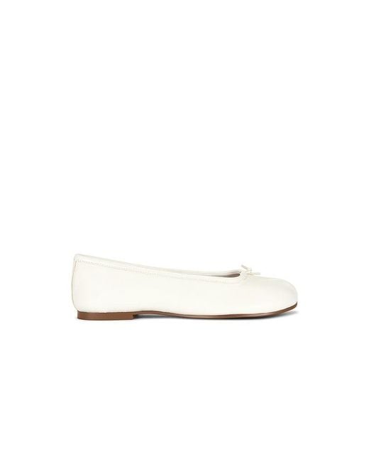 Steve Madden White Calico Flat