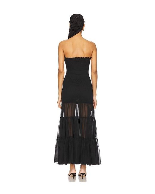 Bardot Black Azura Strapless Maxi Dress