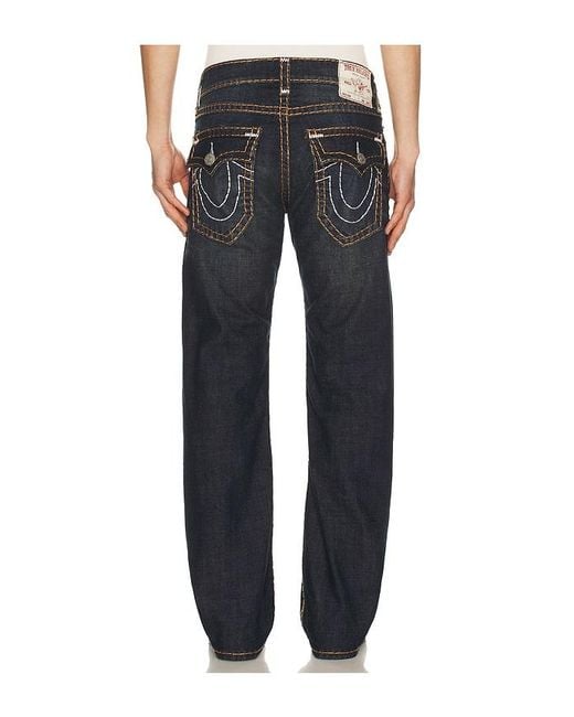 True Religion Blue Billy Super T Flap Denim Pant for men