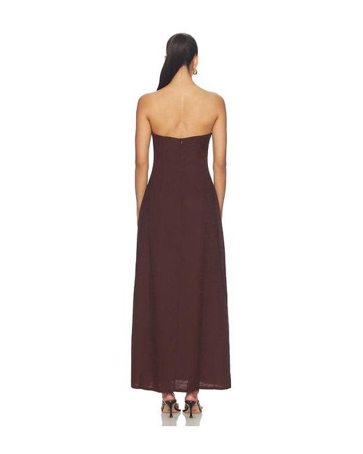 Seven Wonders Purple Martha Strapless Maxi Dress