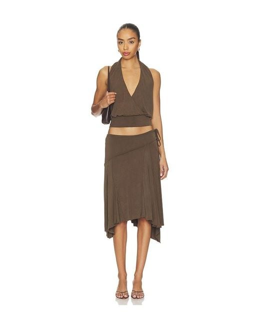 With Jean Brown X Revolve Sharni Skirt