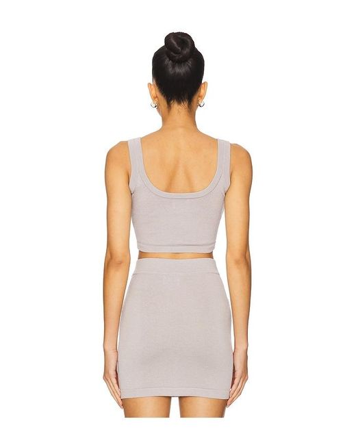 SNDY'S White Beverly Crop Top