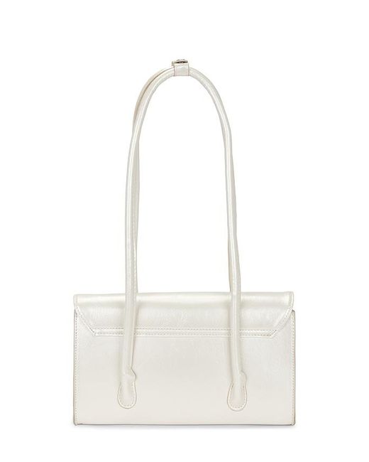 8 Other Reasons White Patent Leather Shoulder Bag