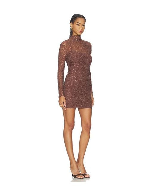 Astr Red Kourtney Dress