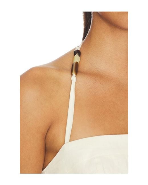 L'academie White 'Academie Kora Linen Top